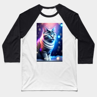 Shimmery British Kitten Baseball T-Shirt